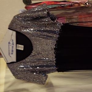 Black max dress, 34 waist 53 inches long.